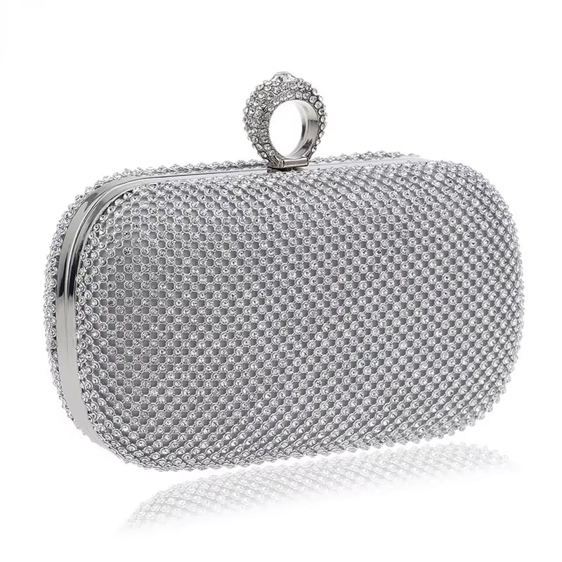 Evening Clutch Bags Diamond-Studded Evening Bag with Chain Shoulder Bag Women'S Handbags Wallets Evening Bag for Wedding