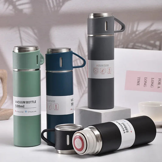 Stainless Steel Thermos: Office Upgrade, Gift Boxed, 500ML - Universal Found