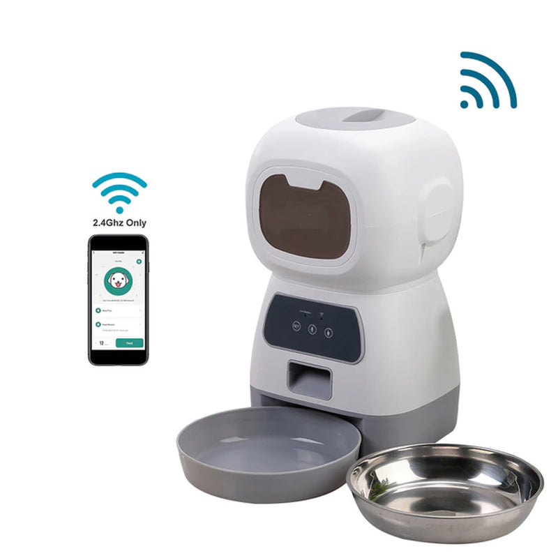 SmartBites 3.5L Automatic Pet Feeder: The Worry-Free Way to Feed Your Furry Friend - Universal Found