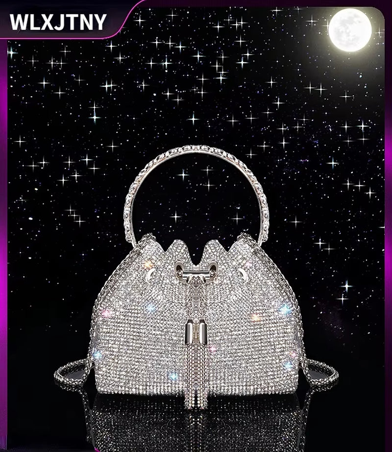 Luxury Bag Diamond Evening Bag Silver Designer Bag Handbags Pearl Bag Hand Bags Luxury Handbags