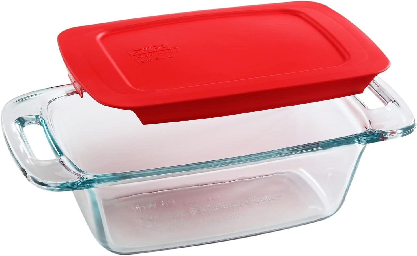 Easy Grab 4-Pack Glass Baking Dish Set (2QT, 3QT) & Food Storage Set (1 Cup) with Bpa-Free Lids, Bakeware and Food Storage Set Combo, Dishwasher, Microwave, Freezer & Pre-Heated Oven Safe