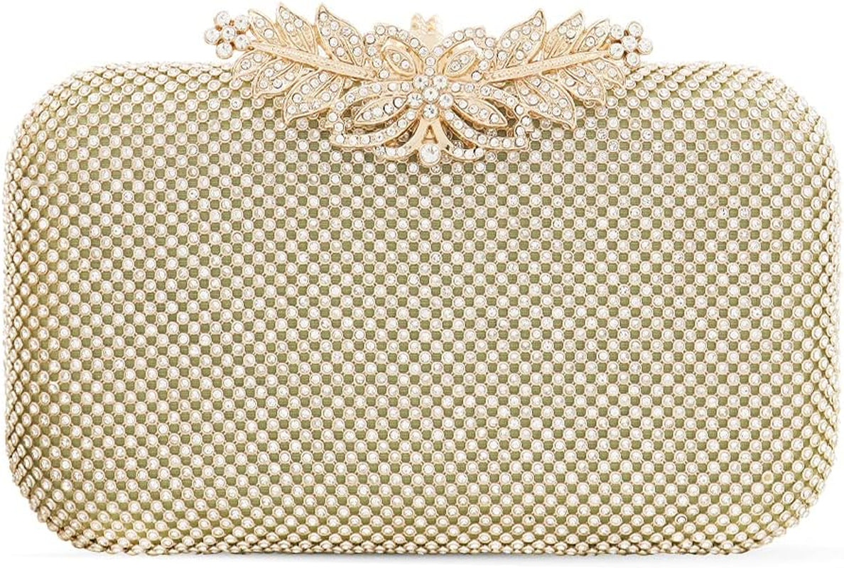 Women Evening Handbag Rhinestone Crystal Purse and Clutch Purses for Women Elegant Formal Evening Bag Party Bridal Clutch