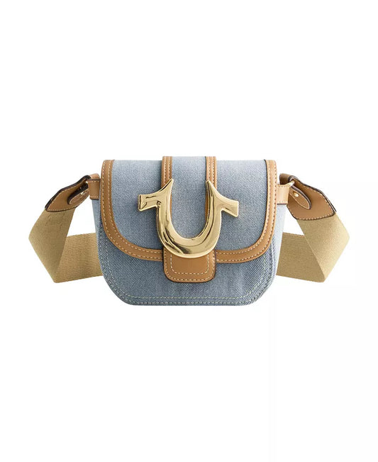 Mini Flap Denim Crossbody