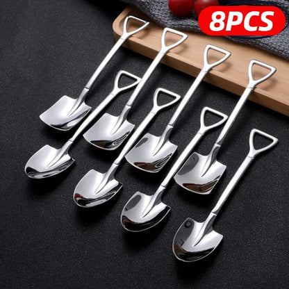 Dig In! Playful Shovel Spoons for Coffee, Tea & Dessert Delights - Universal Found