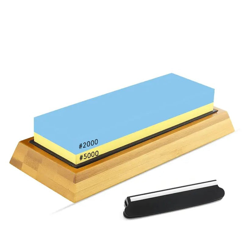 Sharp Chef's Edge: Dual-Sided Whetstone Knife Sharpening Kit - Universal Found