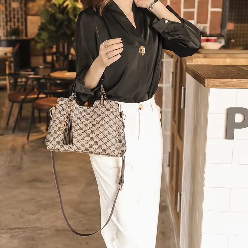 New Luxury Designer Crossbody Shoulder Bag for Women Vintage Ladies Handbags Fashion Women‘S Bag