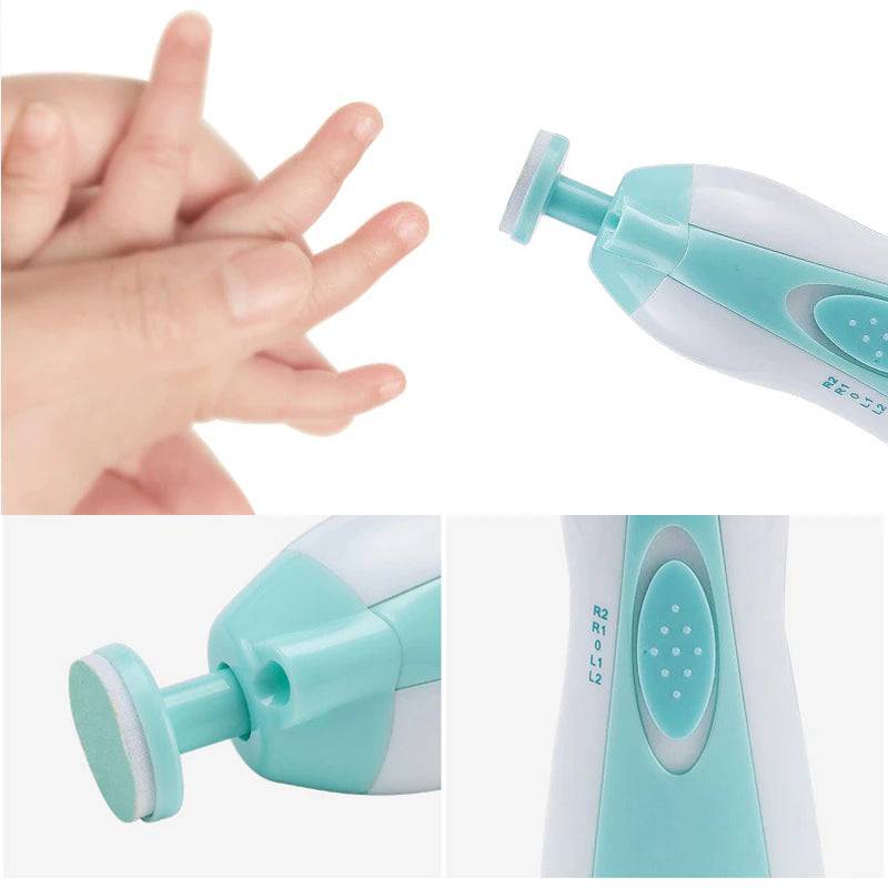 Tiny Toes Nail Trimmer:  Whisper-Quiet Electric Trimmer for Worry-Free Baby Manicures - Universal Found