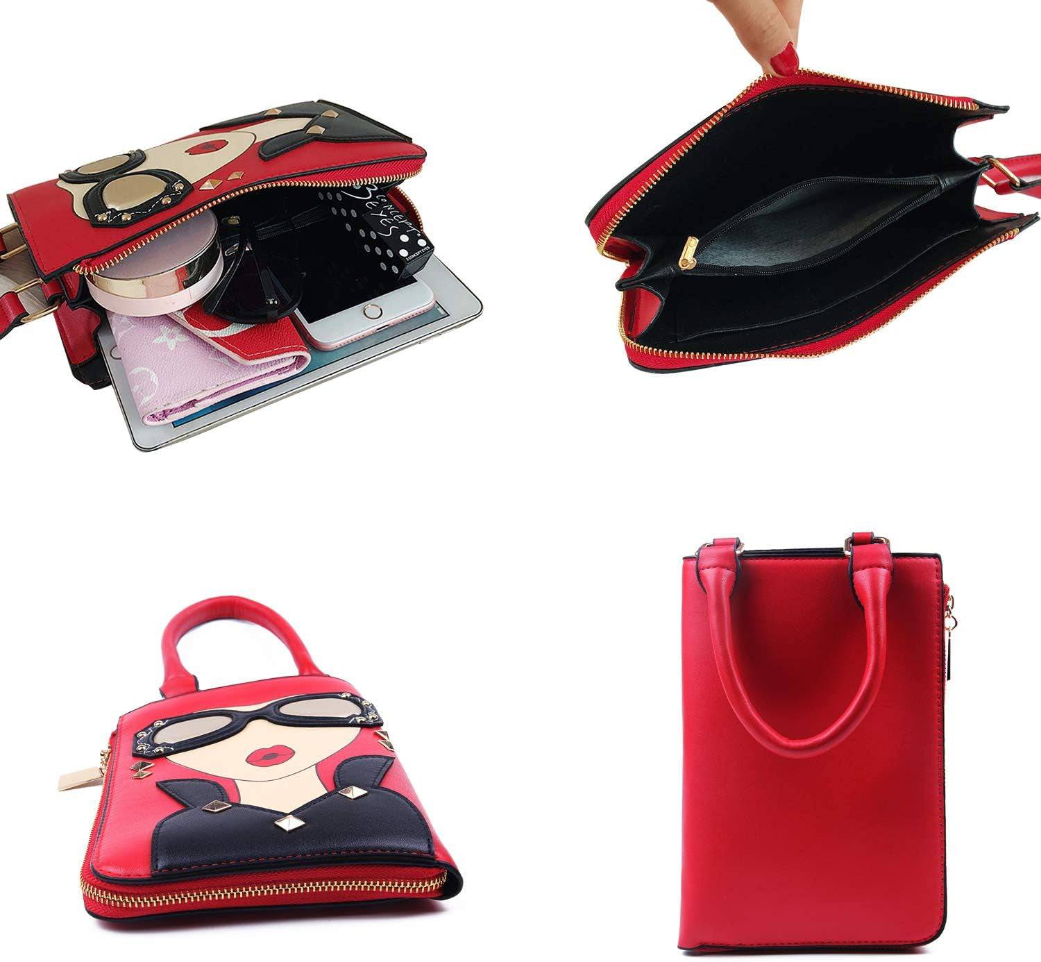 The Face-It Bag: Chic & Whimsical 3D Lady Face Handbag - Universal Found