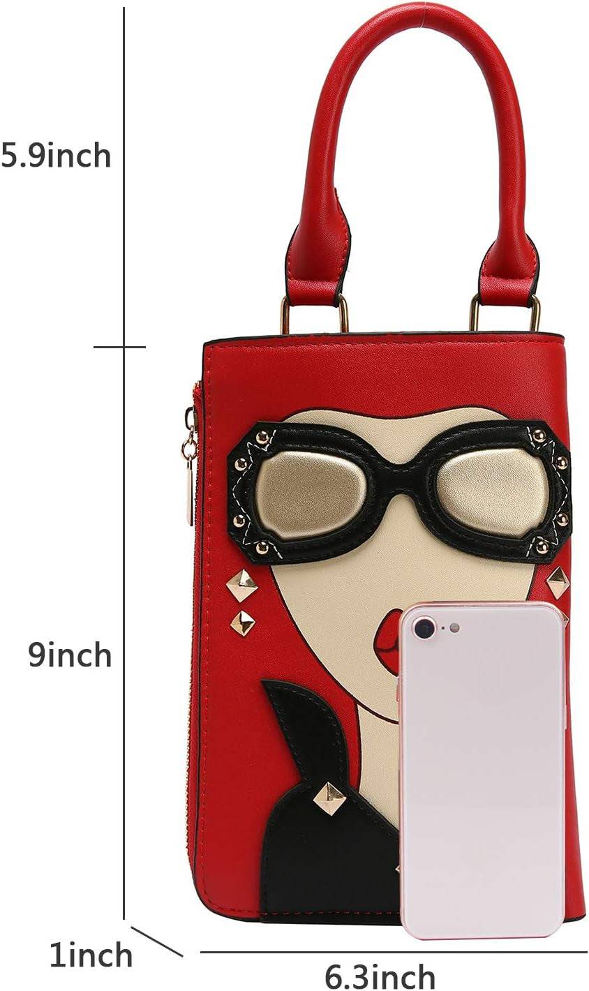 The Face-It Bag: Chic & Whimsical 3D Lady Face Handbag - Universal Found