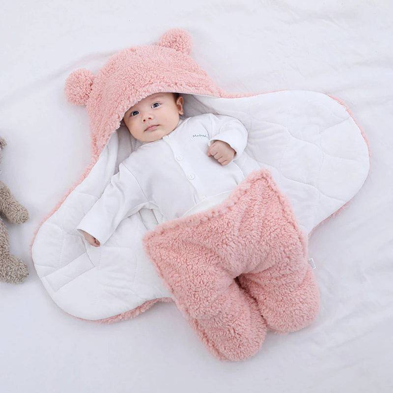 Little Snuggler Fleece Swaddle Blanket: A Cloud of Comfort for Your Newborn - Universal Found