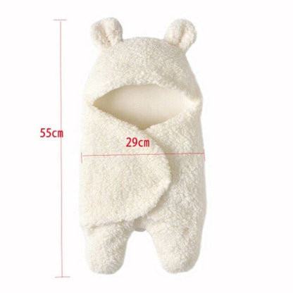 Little Snuggler Fleece Swaddle Blanket: A Cloud of Comfort for Your Newborn - Universal Found