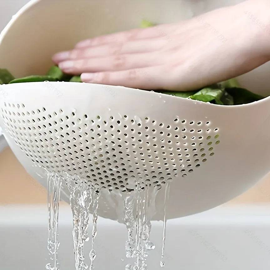 Rinse & Ready Rice Rinser: The All-in-One Kitchen Strainer - Universal Found