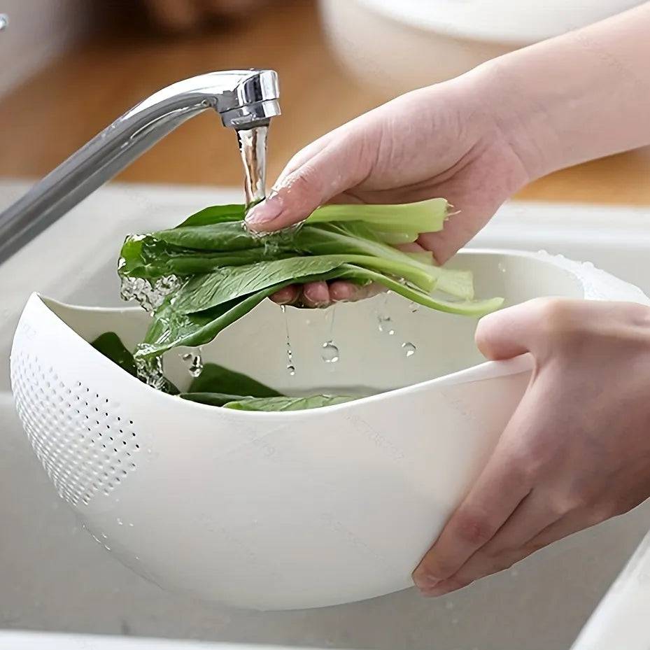 Rinse & Ready Rice Rinser: The All-in-One Kitchen Strainer - Universal Found