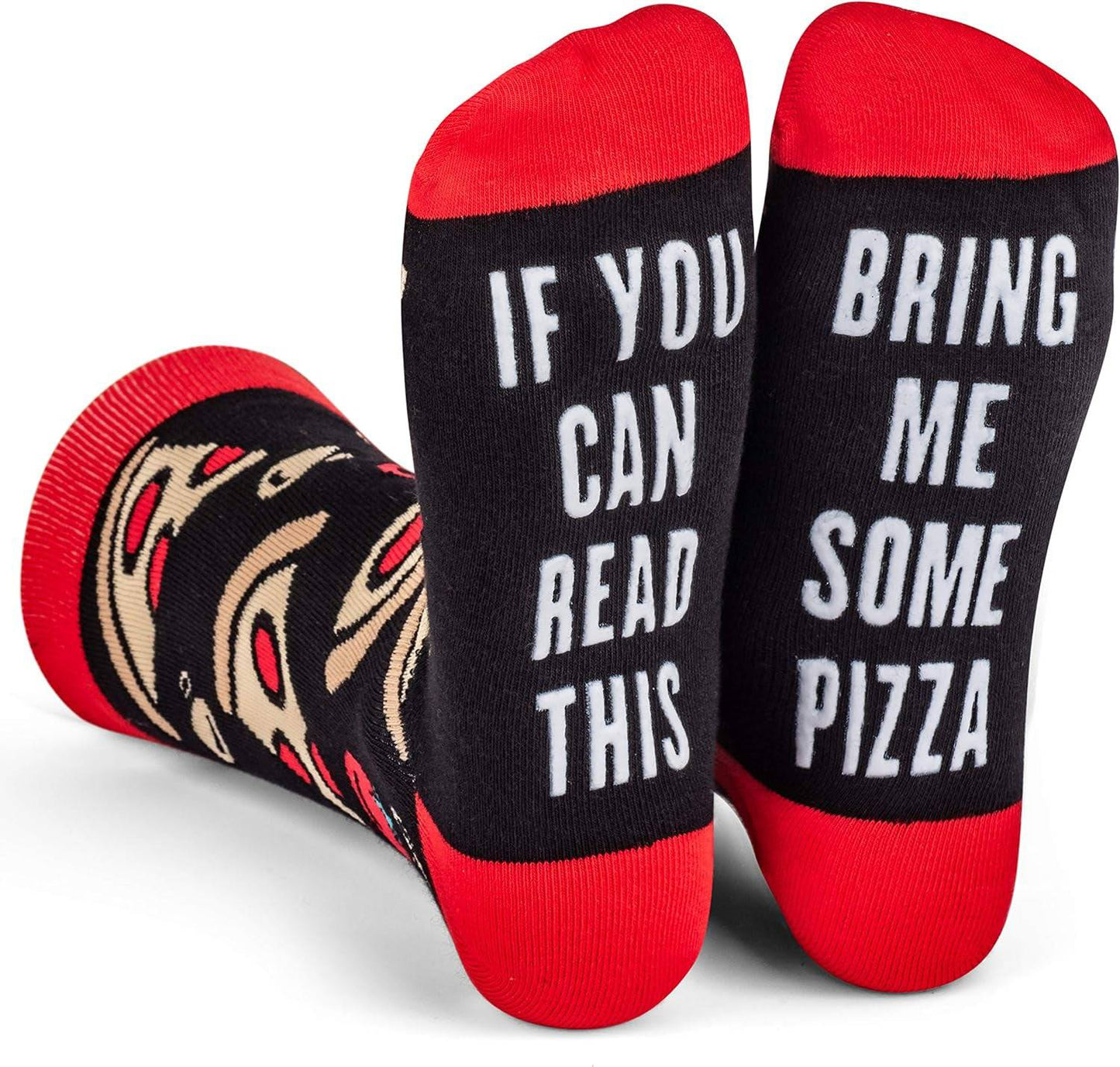 "If You Can Read This, Bring Me Pizza" Socks: The Funniest Feet in Town - Universal Found