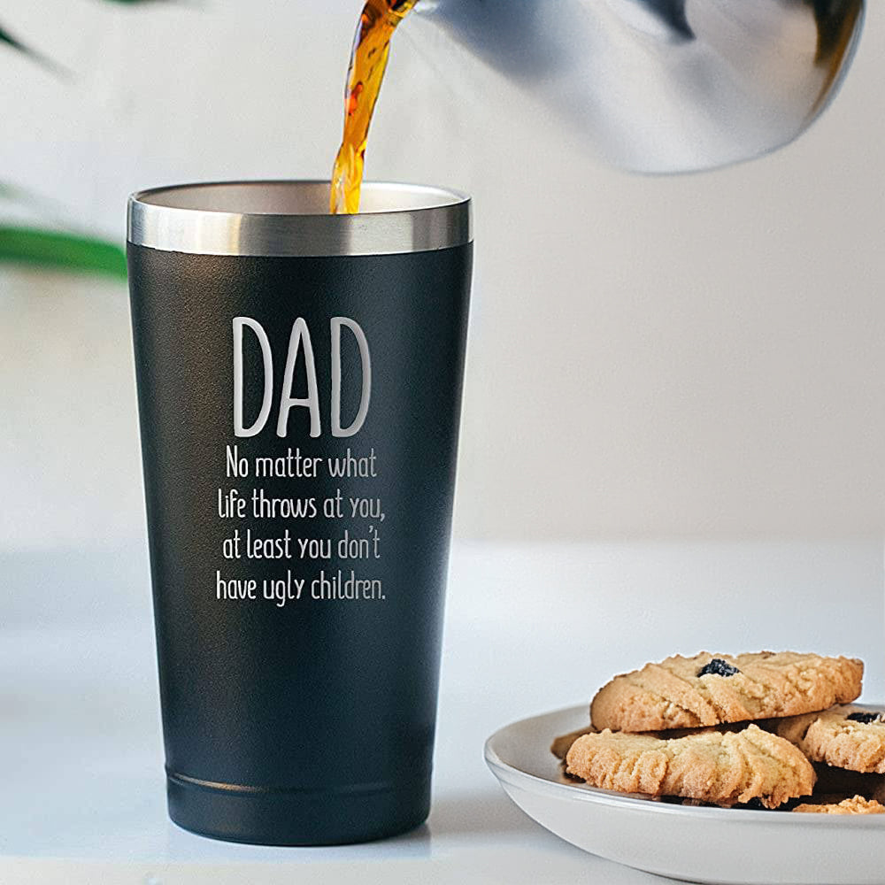 16oz Kaffeebecher „Der am besten aussehende Papa der Welt“