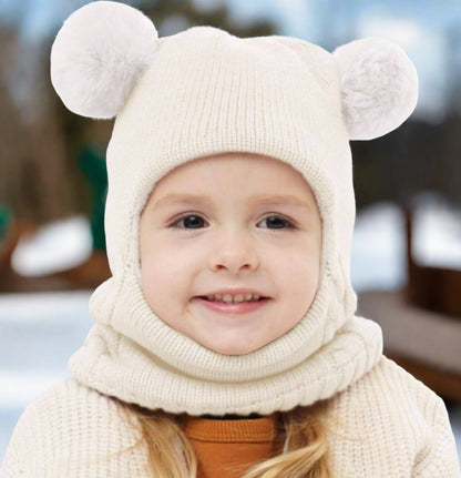 The Snuggle Bug Set: Baby Winter Hat & Scarf All-in-One - Universal Found