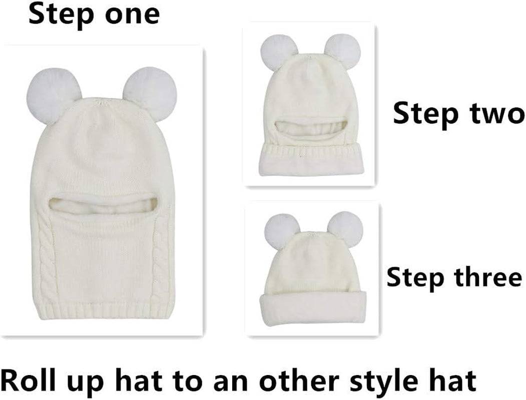 The Snuggle Bug Set: Baby Winter Hat & Scarf All-in-One - Universal Found