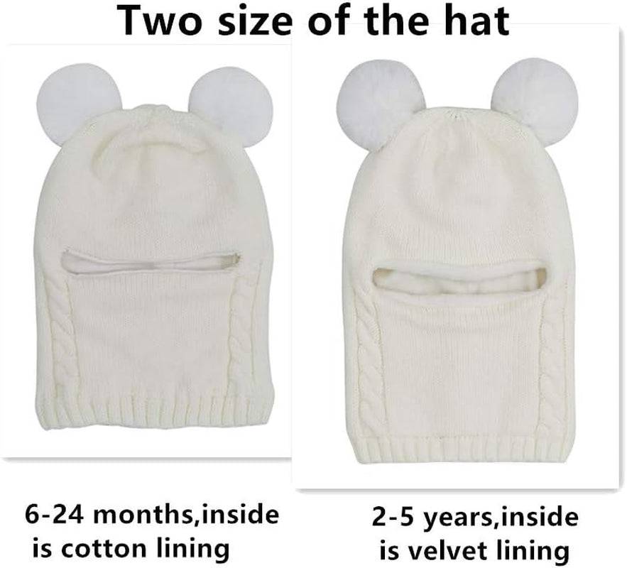 The Snuggle Bug Set: Baby Winter Hat & Scarf All-in-One - Universal Found