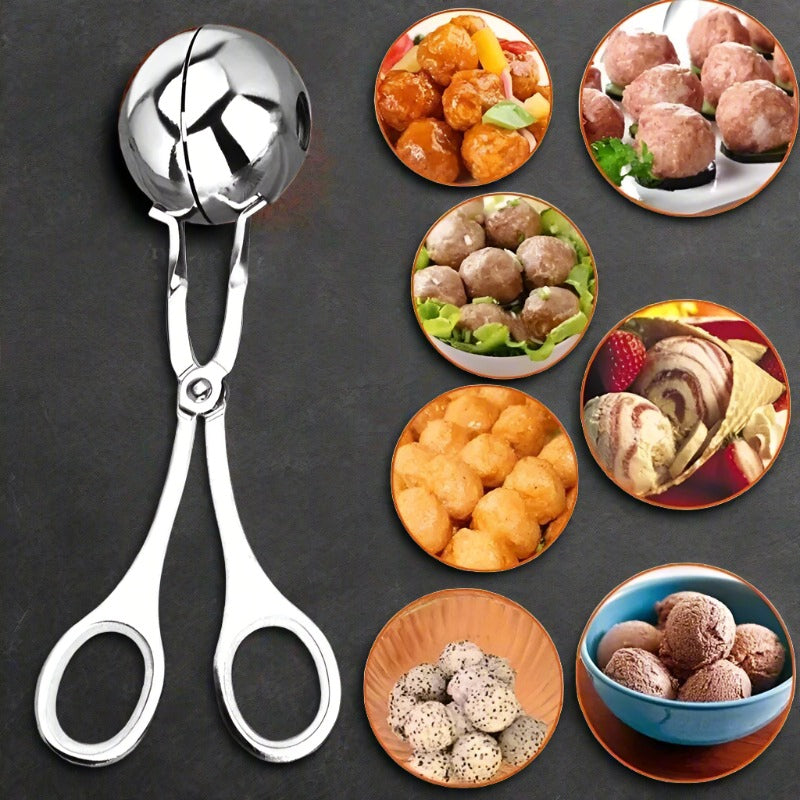 The Perfect Meatball Scoop: Stainless Steel Meatball Maker for Effortless Meals - Universal Found