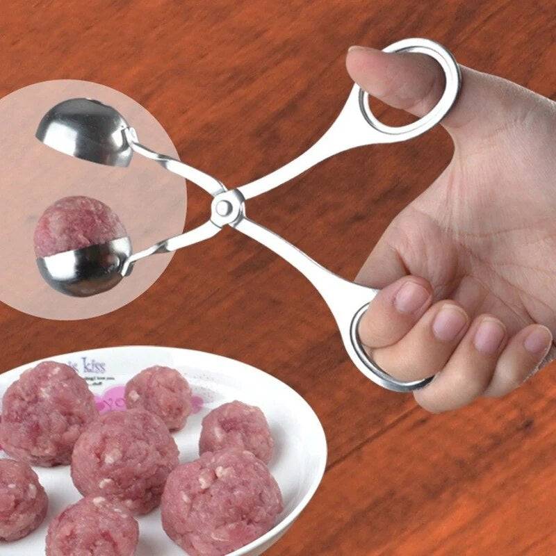 The Perfect Meatball Scoop: Stainless Steel Meatball Maker for Effortless Meals - Universal Found