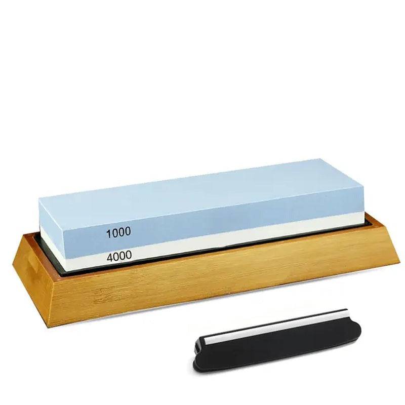 Sharp Chef's Edge: Dual-Sided Whetstone Knife Sharpening Kit - Universal Found