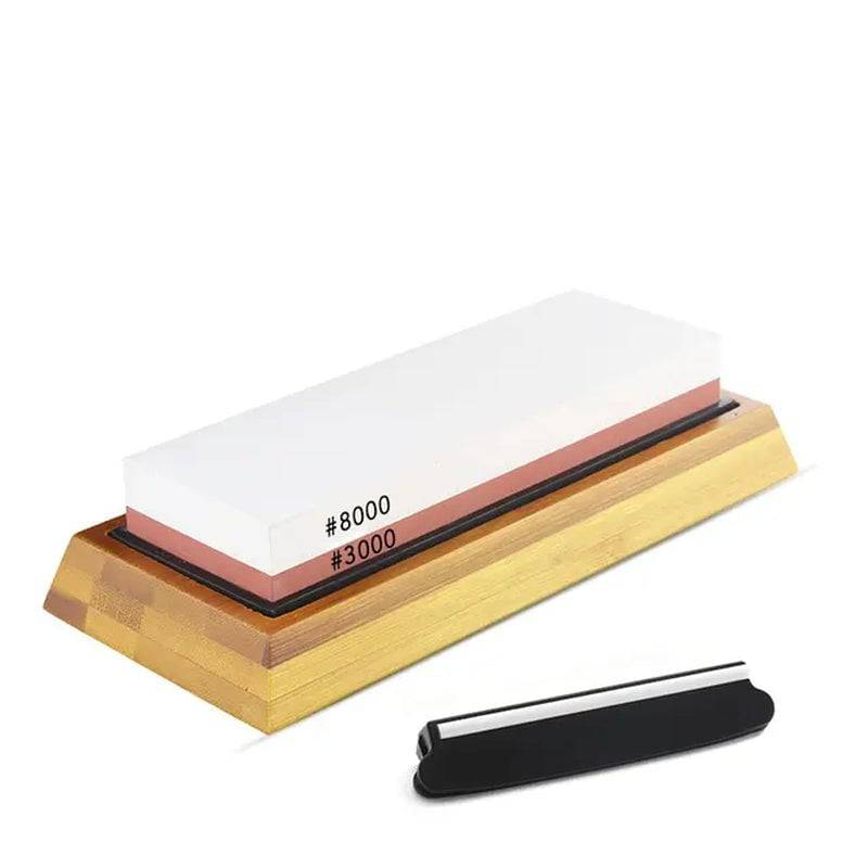 Sharp Chef's Edge: Dual-Sided Whetstone Knife Sharpening Kit - Universal Found