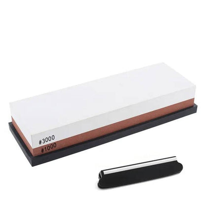 Sharp Chef's Edge: Dual-Sided Whetstone Knife Sharpening Kit - Universal Found