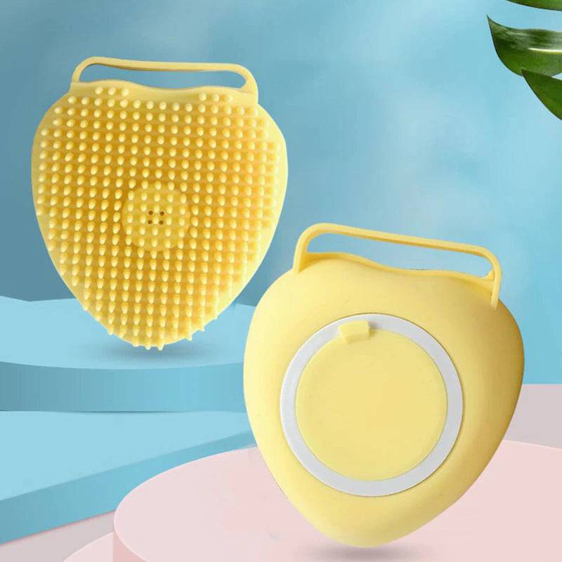 Paw Spa Massage Brush:  Gentle Silicone Scrub for Squeaky Clean & Happy Pets - Universal Found