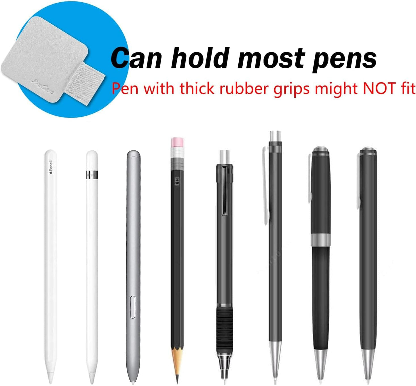 StayWrite Pen Loops: 5-Pack of Stylish Leather Pen Holders for Notebooks & More - Universal Found