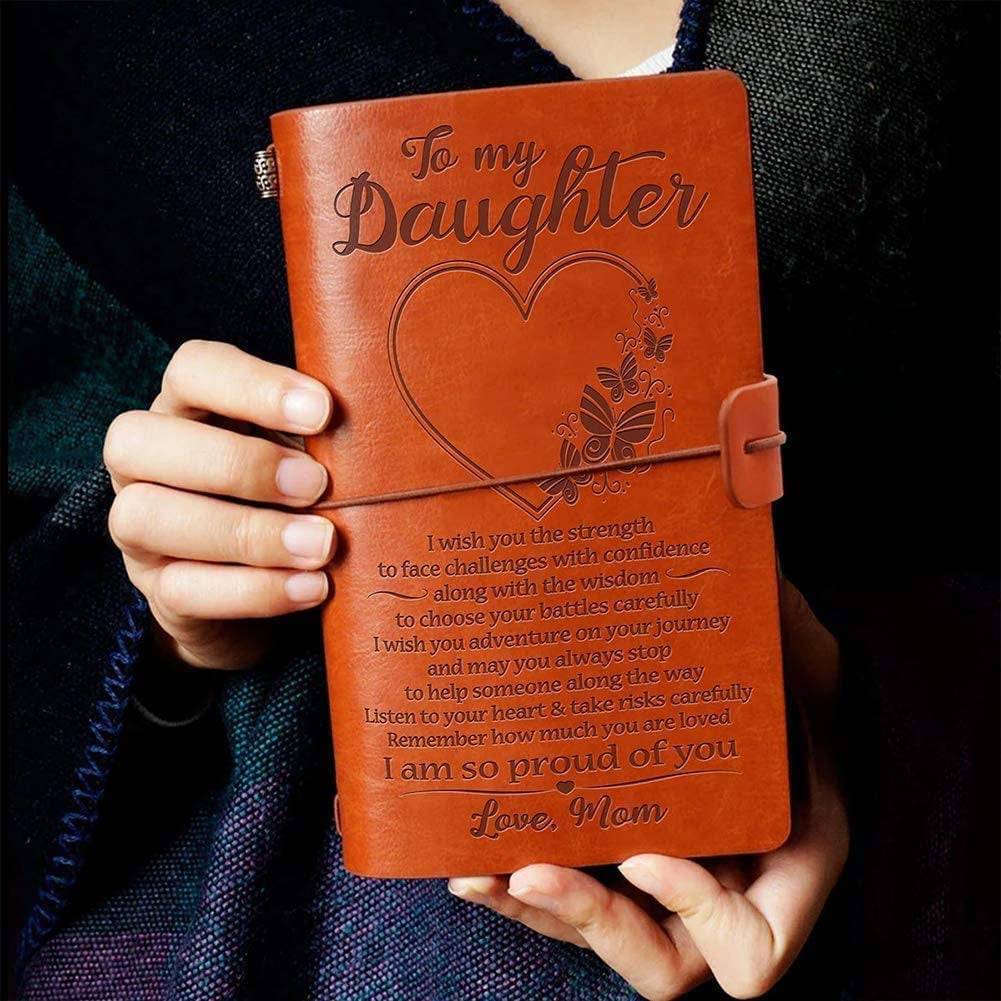 "Words for My Daughter" Leather Journal: A Timeless Keepsake Gift - Universal Found