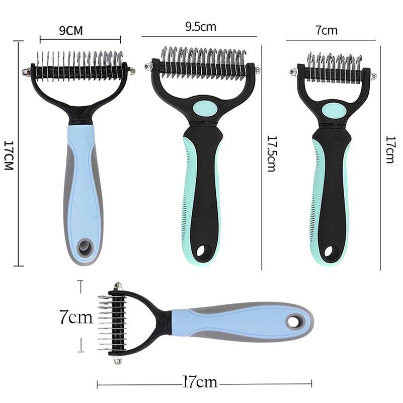 The Fur Buster: 2-in-1 Pet Deshedding & Detangling Brush - Universal Found