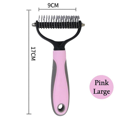 The Fur Buster: 2-in-1 Pet Deshedding & Detangling Brush - Universal Found