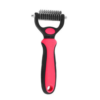 The Fur Buster: 2-in-1 Pet Deshedding & Detangling Brush - Universal Found