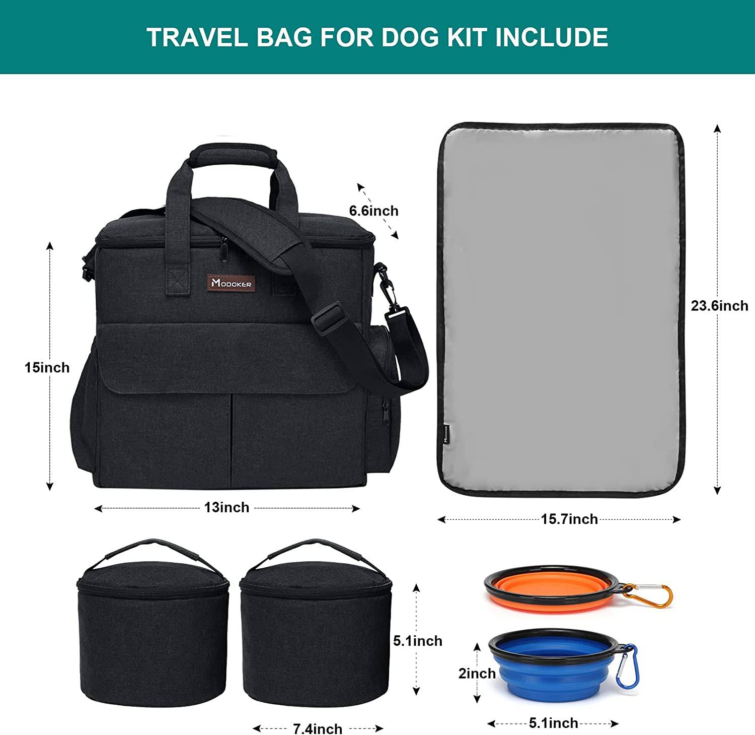 The Pawsome Getaway Kit: Weekend Travel Bag for Your Furry Friend - Universal Found