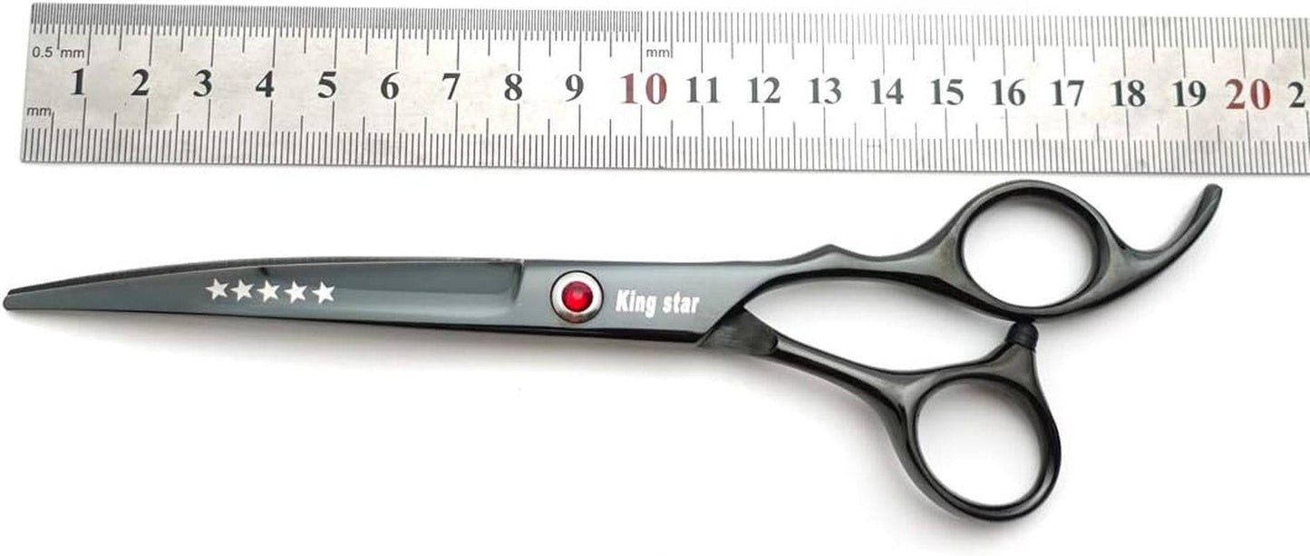 The Groomer's Choice: 7-Inch Titanium Dog Grooming Scissors Set - Universal Found