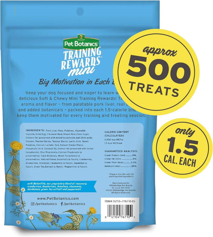 Pet Botanics Mini Training Treats: 500 Tiny Rewards, Big Flavor (Chicken) - Universal Found