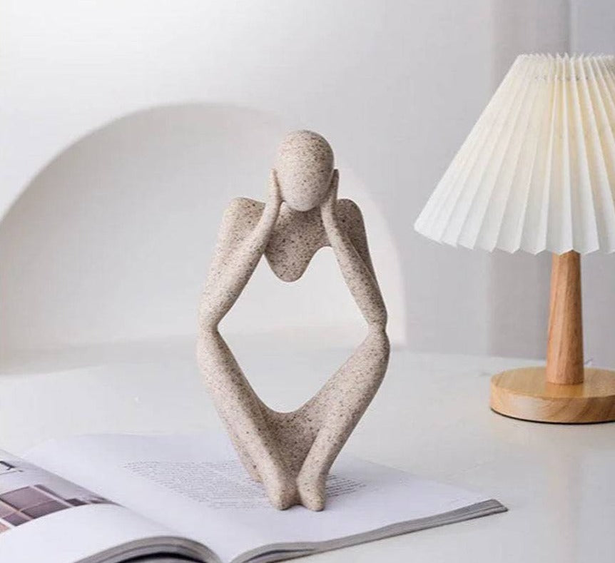 Nordic Zen Paperweight: Sculptural Sandstone for Your Desk & Thoughts - Universal Found