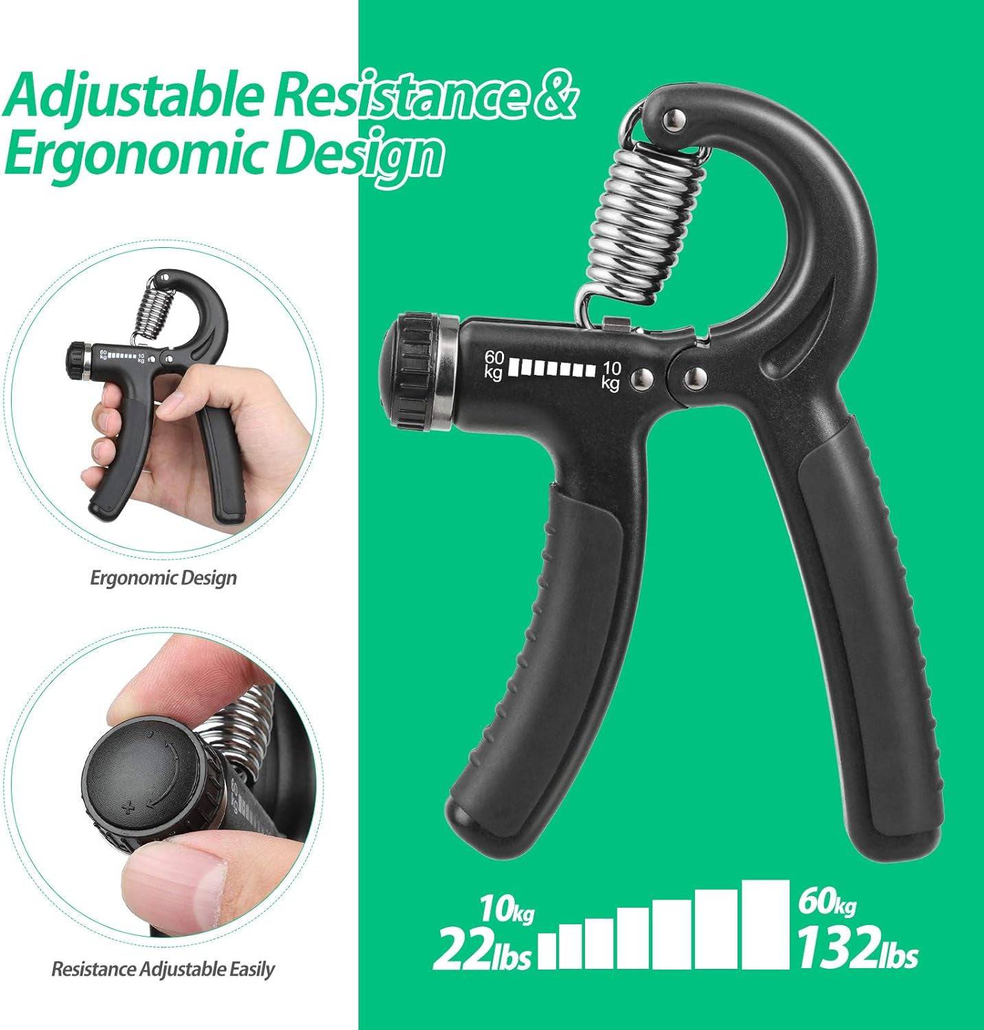 NIYIKOW Grip Strengthener: Customizable Hand Strength in Your Grasp - Universal Found