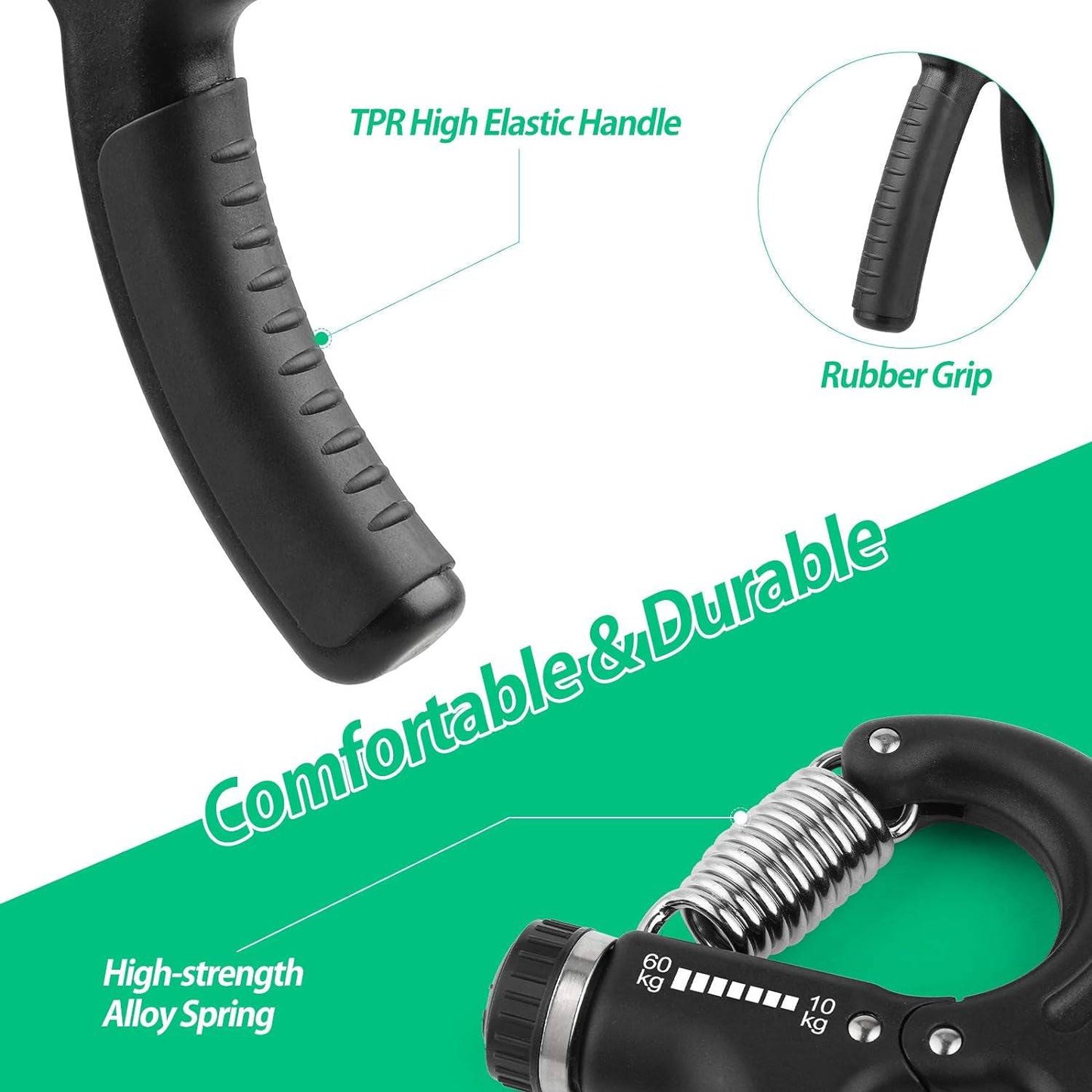 NIYIKOW Grip Strengthener: Customizable Hand Strength in Your Grasp - Universal Found