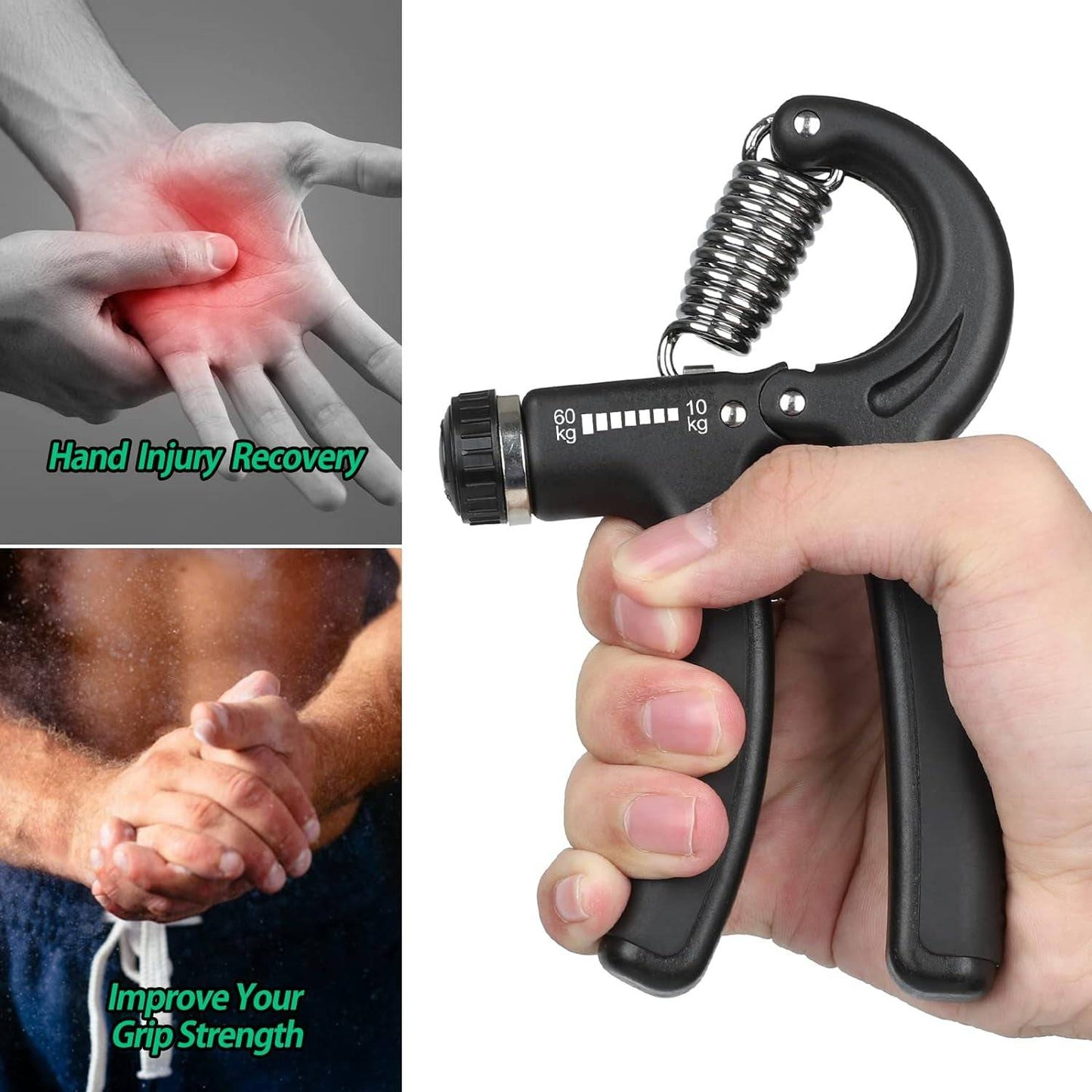 NIYIKOW Grip Strengthener: Customizable Hand Strength in Your Grasp - Universal Found