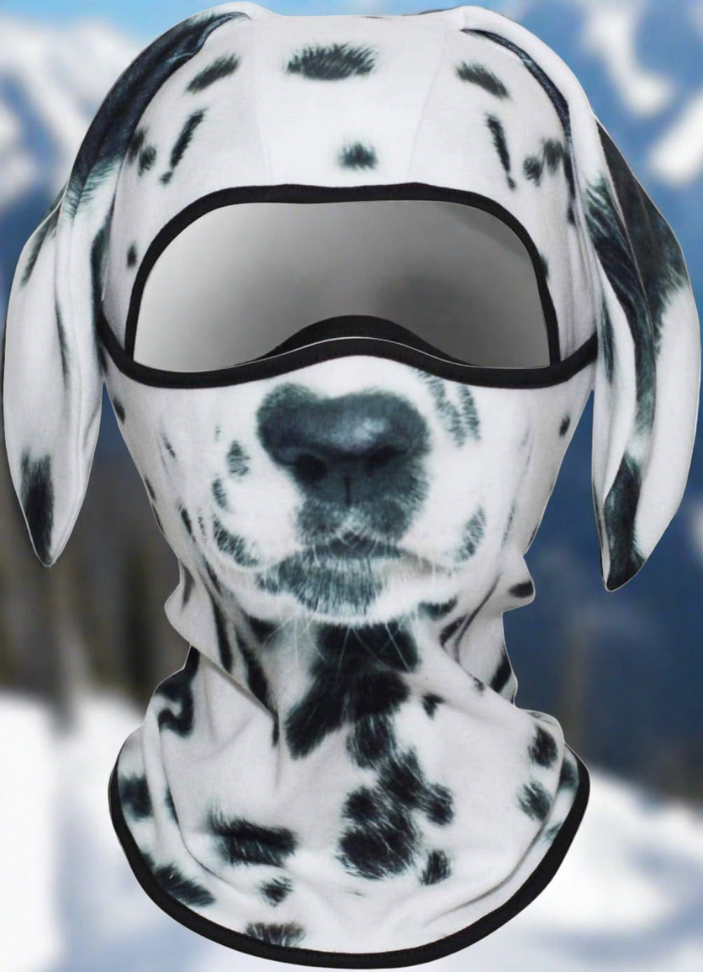 Critter Comforts Ski Mask:  3D Animal Ears for Warm & Wild Adventures - Universal Found