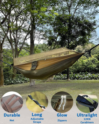 The TrailNest Camping Hammock: Your Double-Wide Escape into Nature - Universal Found