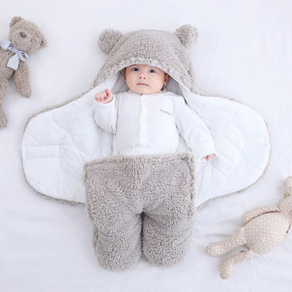 Little Snuggler Fleece Swaddle Blanket: A Cloud of Comfort for Your Newborn - Universal Found