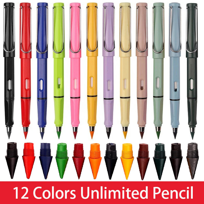 Forever Pencils: 12-Pack of Endless Color for Creative Kids - Universal Found